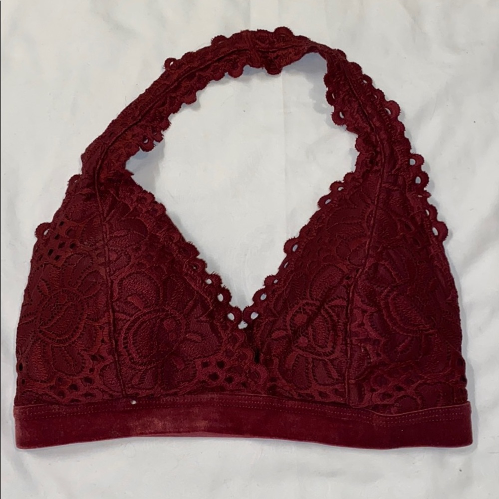 AEROPOSTALE DARK RED/MAROON BRALETTE